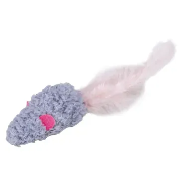 Brinquedo Ratinho Pelucia 2 Unidades Flicks ratinho cinza